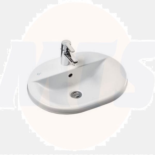 Ideal Standard  Concept Oval 55cm inset basin - one taphole  E500401