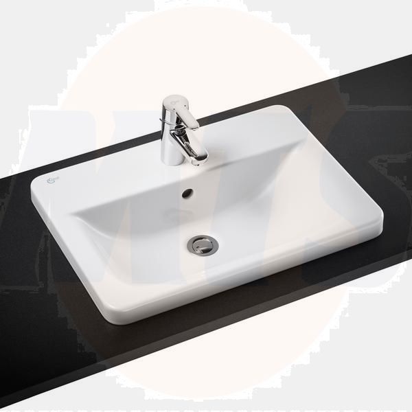Ideal Standard  Concept Cube 58cm inset basin - one taphole  E501501