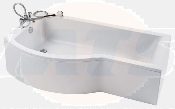 Ideal Standard  Concept 170 x 90cm shower bath - no tapholes - right hand  E731501