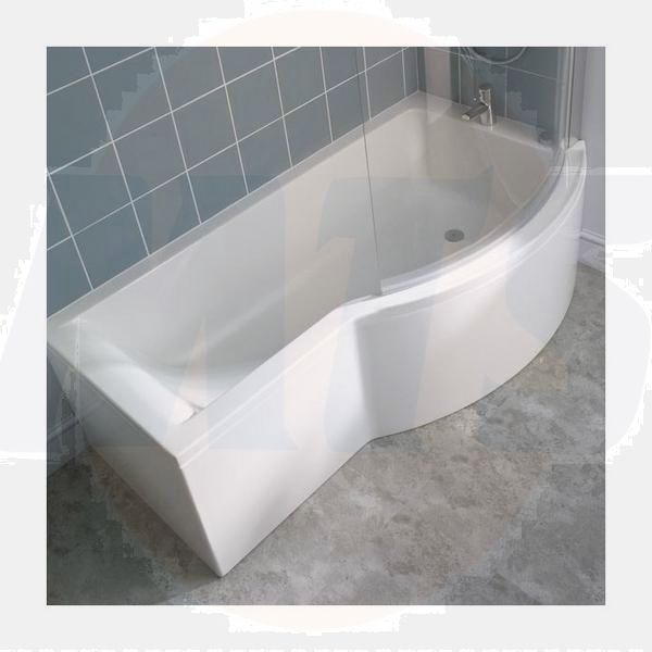 Ideal Standard  Concept shower bath curved screen - clear glass  E7407AA