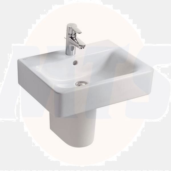 Ideal Standard  Concept Cube 55cm pedestal or furniture basin - one taphole  E784201