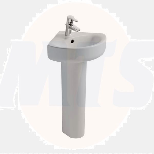 Ideal Standard  Concept Arc 45cm corner basin - one taphole  E792801