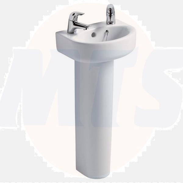 Ideal Standard  Concept Arc 35cm hand rinse basin - two tapholes  E793201