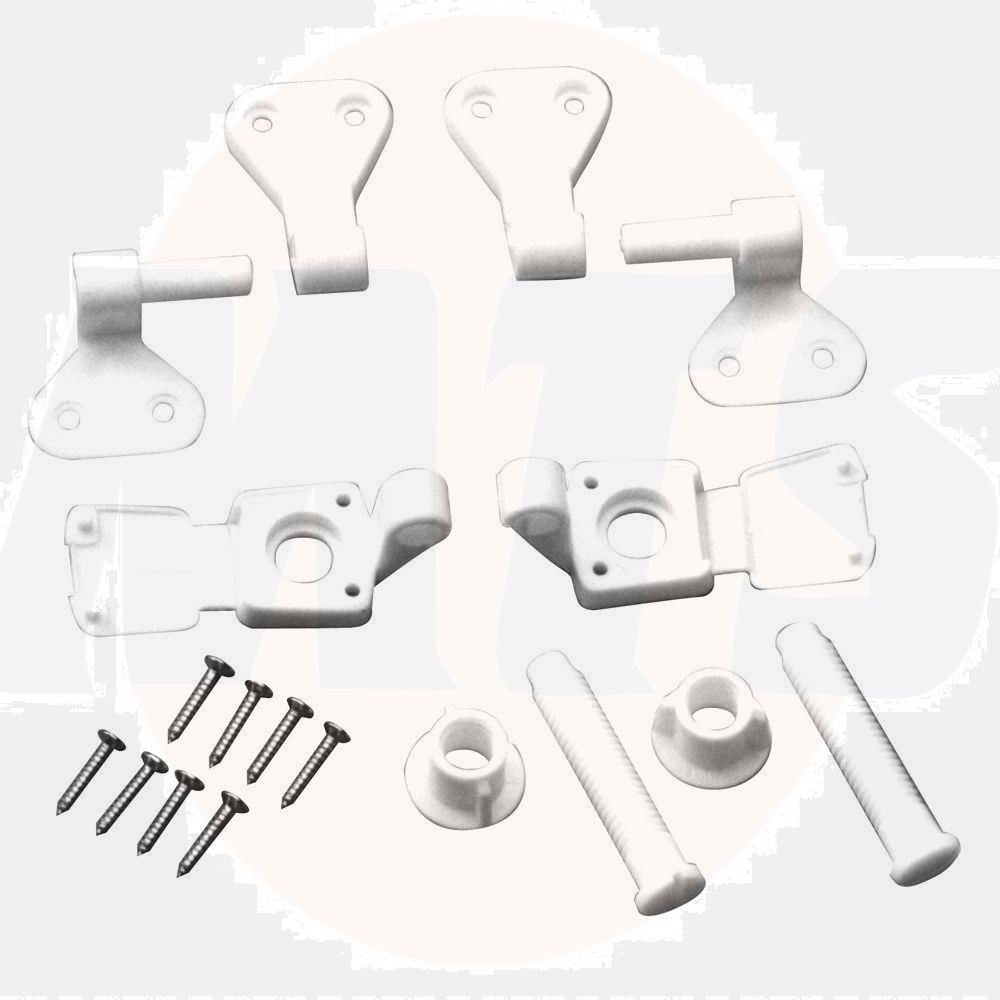 Everbilt Toilet Seat Hinges in White