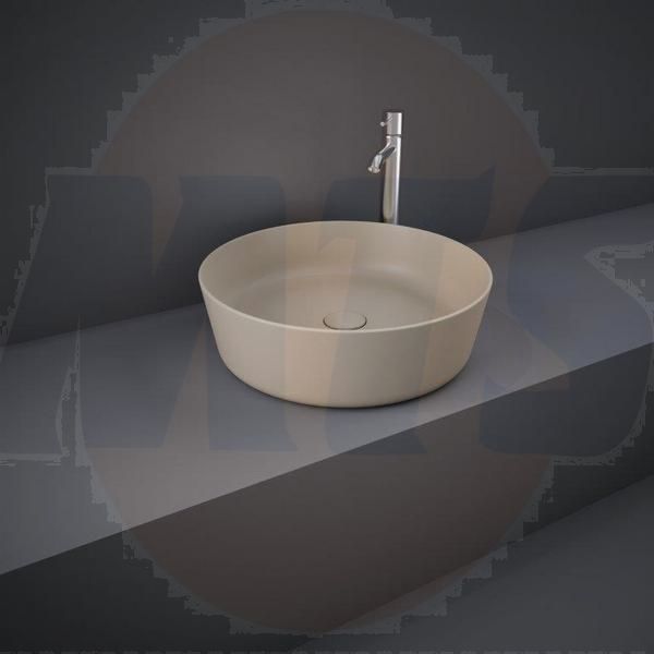 RAK Feeling 42Cm Round Counter Top Wash Bsn FEECT4200514A Bathroomsuites