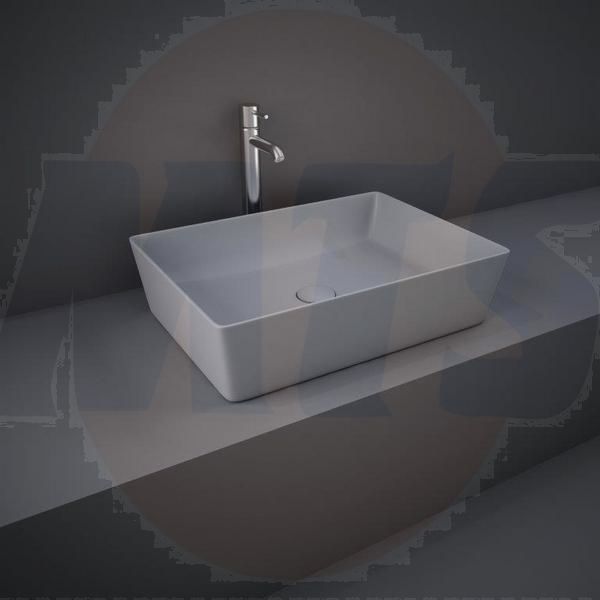 RAK Feeling 50Cm Rectangular Counter Top Wash Bsn FEECT5000503A Bathroomsuites