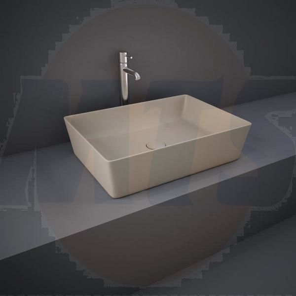 RAK Feeling 50Cm Rectangular Counter Top Wash Bsn FEECT5000514A Bathroomsuites