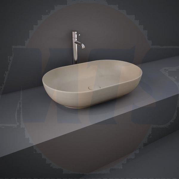 RAK Feeling 55Cm Oval Counter Top Wash Bsn FEECT5500514A Bathroomsuites