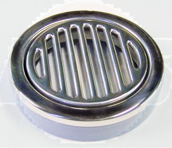 McAlpine FGTR125TOP CP/SS 125mm Round Grating/Grid