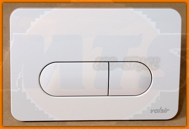 Flushing button Evolut Space Cubik Tropea3 VS0871501 VALSIR white