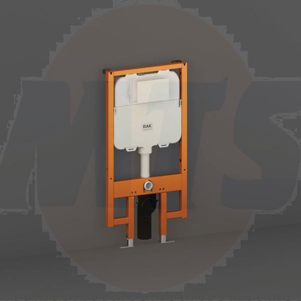 RAK Ecofix 8Cm Slimline Conc Cistern And Frame FS04RAK8C Bathroomsuites