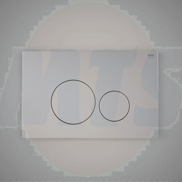 RAK Ecofix White Fp With Round Push Plate FSRAKPPL003 Bathroomsuites