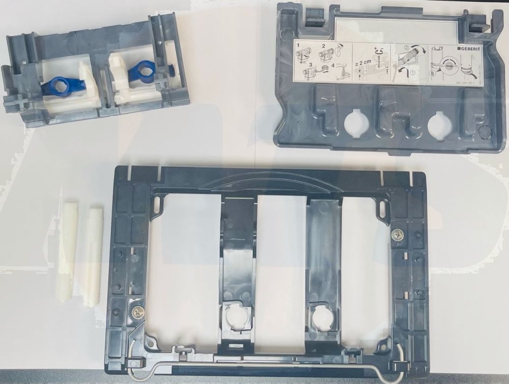 Old generation Geberit plate adapter kit | 242.351.00.1