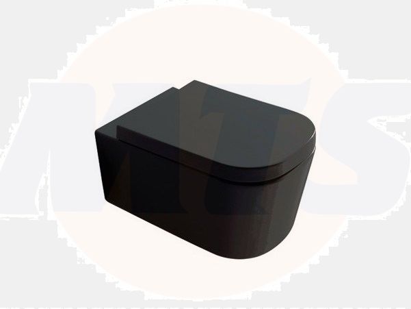 Galassia Meg11Thermosetting wrap around seat-cover with soft closing system, White Matt 5416MT