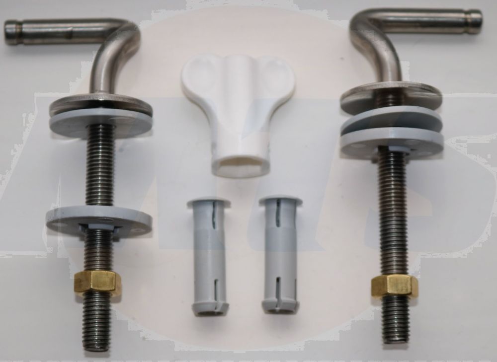 Galliano Toilet Seat Hinges without the Straps