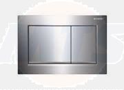 Geberit Sigma30 dual flush plate - matt plate/polished edge detail (115.883.KN.1)