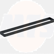 Geberit towel rail for bathroom furniture: B=42.4cm, H=1.9cm, T=4.9cm, lava / matt powder-coated  502.328.JK.1