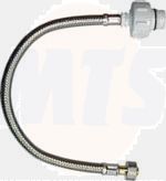 The Geberit 240.921.00.1 is a genuine 333 mm (33.3 cm) braided flexible reinforced water supply hose with a 3/8