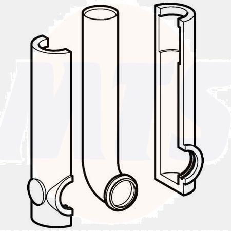 Geberit Concealed 119.652.16.1 Flush Pipe