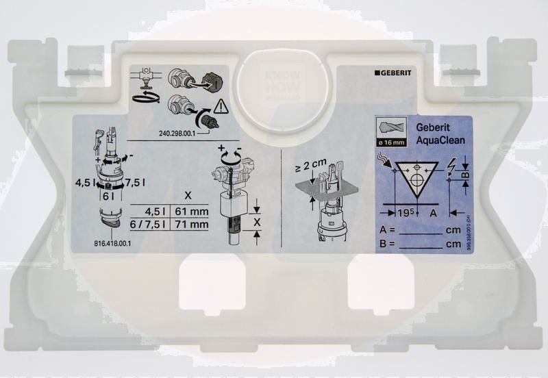 Geberit Inner Flush Plate Cover 241.824.00.1