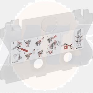 Geberit Sigma12 protection cover 240.930.00.1 Geberit 240930001