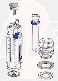 Geberit Valve Pack Type 290 or 380 for Ceramic Cisterns 243.320.00.1 