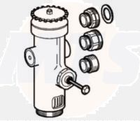 GROHE 43996 Conversion set for DAL flush valves 677.03 - with 43179P00 - cover plate matt chrome