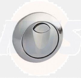 Eau2 Pneumatic push button actuation only for use with a removable shelf / panel in combination with bath furniture removable claddings for cistern inspection for use with 38 528 / 38 525 / 38 526 for dual flush or start and stop actuation diameter 48 mm 