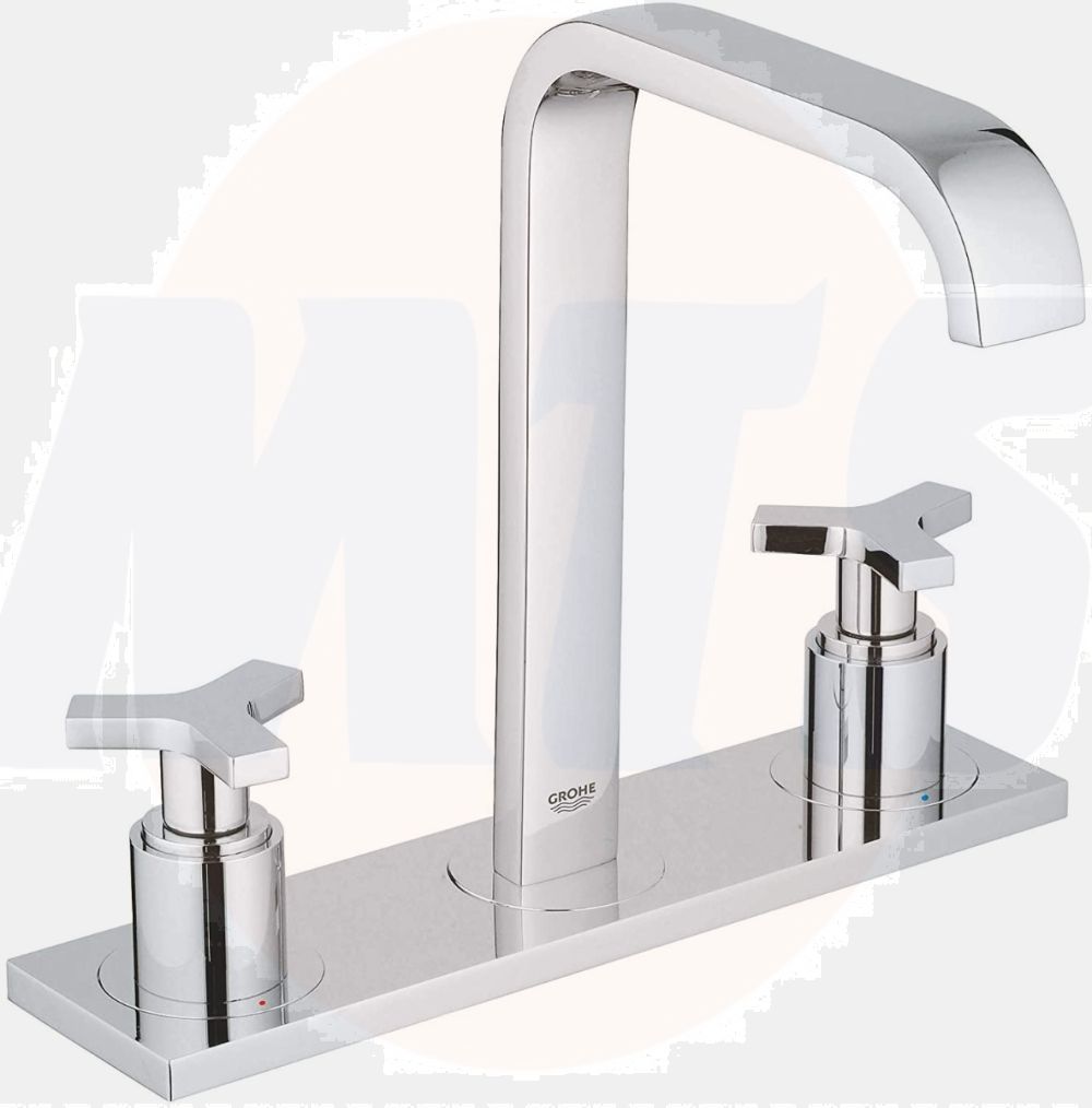 GROHE 20143000 Allure Three-Hole Basin Mixer Tap - chrome