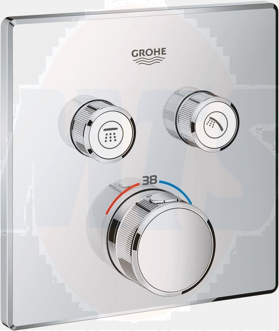 Grohe SmartControl Flow Control Concealed Bathroom Faucet (2 Way  Surface Mounted Group) 29148000