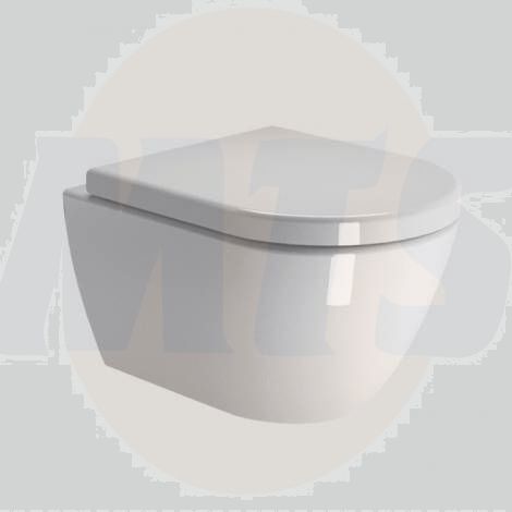 GSI PURA 50 TOILET & SOFT CLOSE SEAT WITH HINGES MS86CN11