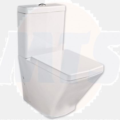  GURALVIT  VITRIFIED TOILET SEAT AND COVER WITH FITTINGS SOFT CLOSE  KAREN WALL  KA00KRK48 / 50334