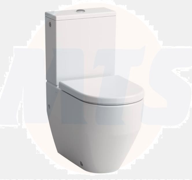 Laufen Rimless Floorstanding fully back to wall close-coupled WC Horizontal or Vertical