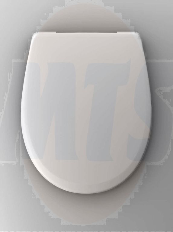 Haro WC seat Corfu 520133 white stainless steel hinges, softclose C0202Y HINGES