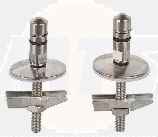 HARO C0102G SoftClose classic hinge BVO - toggle bolts, stainless steel 1 set  407559