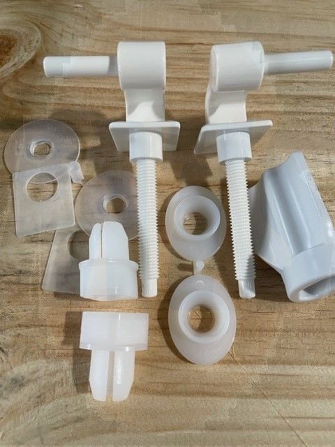 Haro Plastic Toilet seat hinges 407400  S3101Y