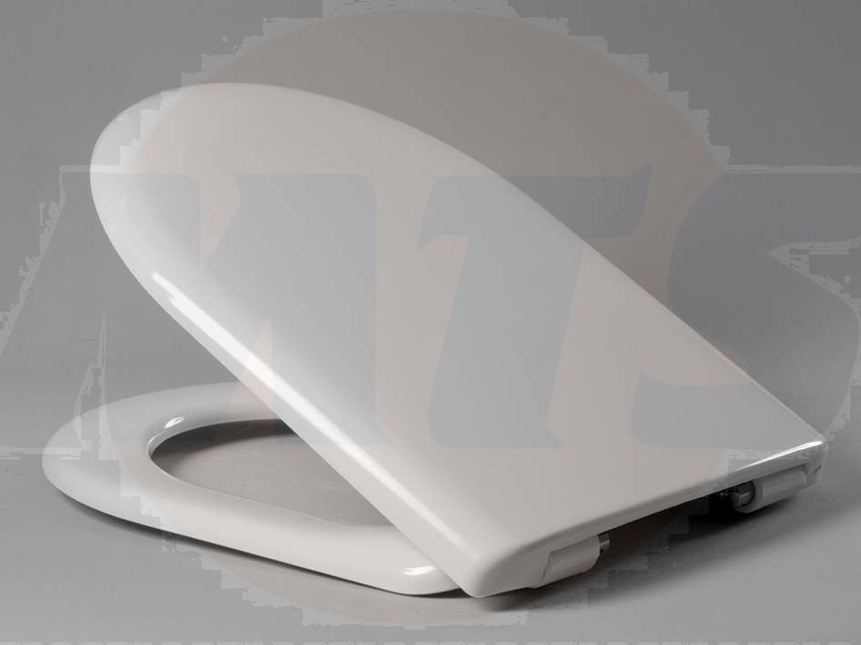 Haro WC seat Wave Premium 520334 white stainless steel hinges softclose 520334