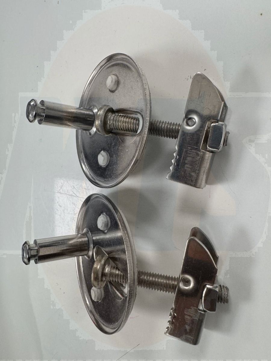 TOILET SEAT HINGES FOR TOP FIXING TOILETS 9965421