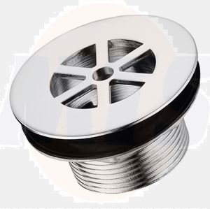 Ideal Standard  and Armitage Shanks 38mm Unslotted Strainer Waste Chrome S8760AA