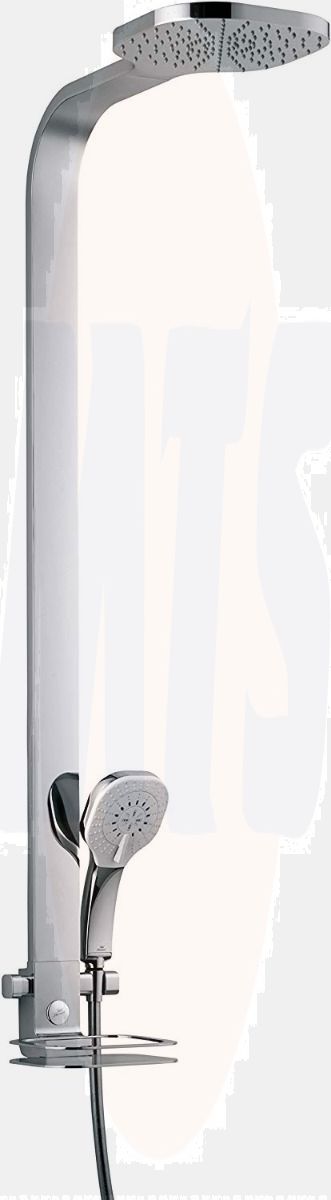 Ideal Standard B0399AA Series idealduo 230 Shower Rail 900 mm, Fixed Soap Dish, Chrome Finish