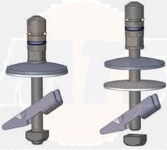 Ideal Standard DEA Vara Seat and Cover Hinge Pillars Set  fits Soft Closed T2960BJ 
