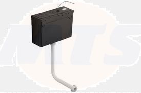 Ideal Standard Spares Conceala 2 side inlet cistern - pneumatic dual flush valve - no flush plate - 4 / 2.6 or 4.5/3 litre flush -S364367