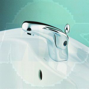 Ideal standard Sottini Basin Taps E7611AA Icarus dual control one taphole basin filler with pop-up waste - no handles