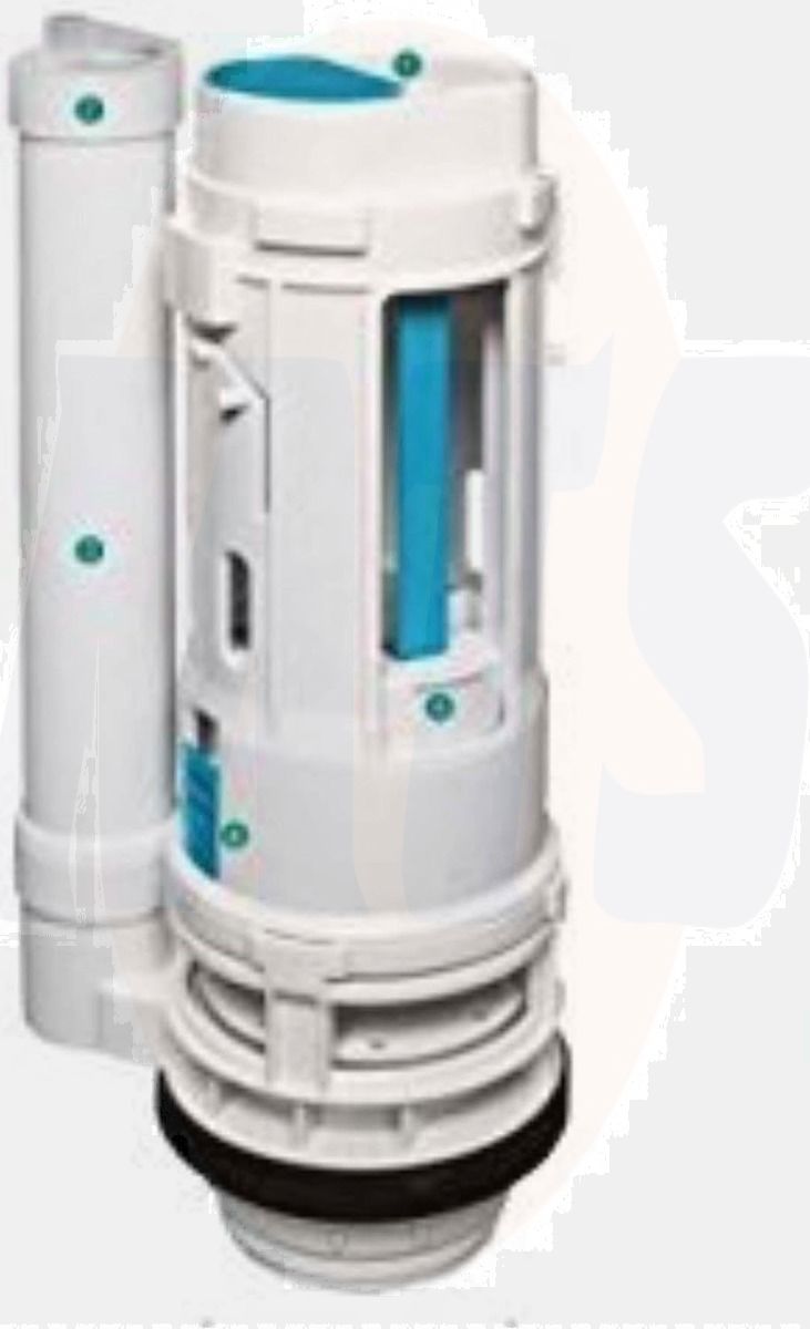 Ideal Standard Tempo Dual Flush Valve GREEN AND WHITE TOP 2 and1.5 inch