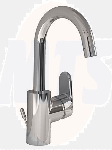 Ideal Standard Wash Basin Mixer Vito AUSLAUF146 MM with High Spout Chrome-Plated, B0410AA