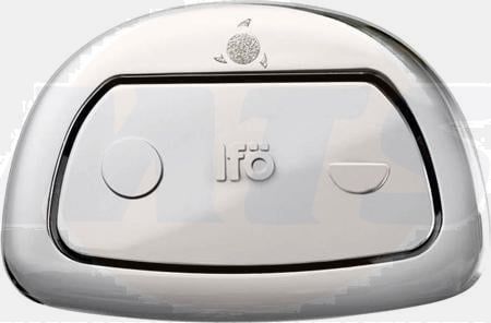Ifö Sign flush button bright chrome, double flush 609446684