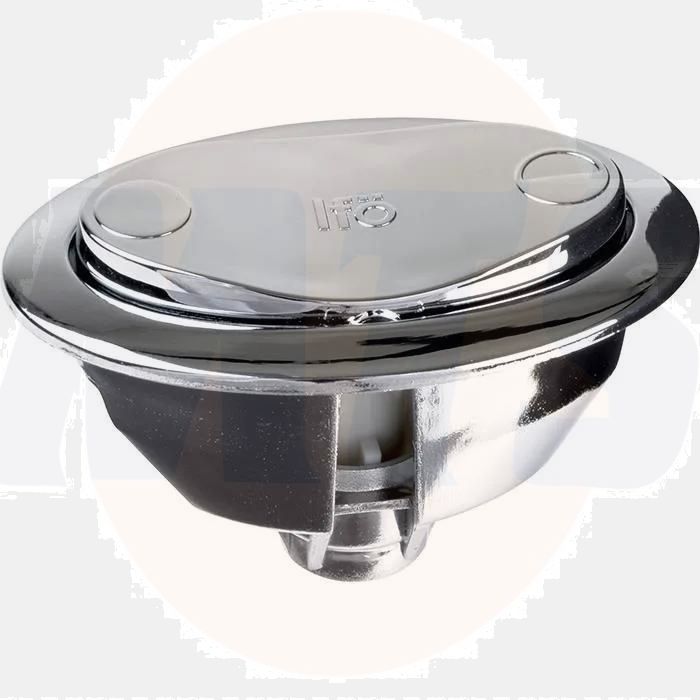 IFO WC button set Cera chrome Z96609