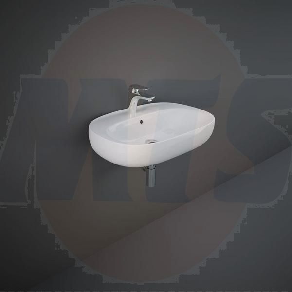 RAK Illusion Wh Wash Bsn 65Cm 1Th ILLWB6501AWHA Bathroomsuites