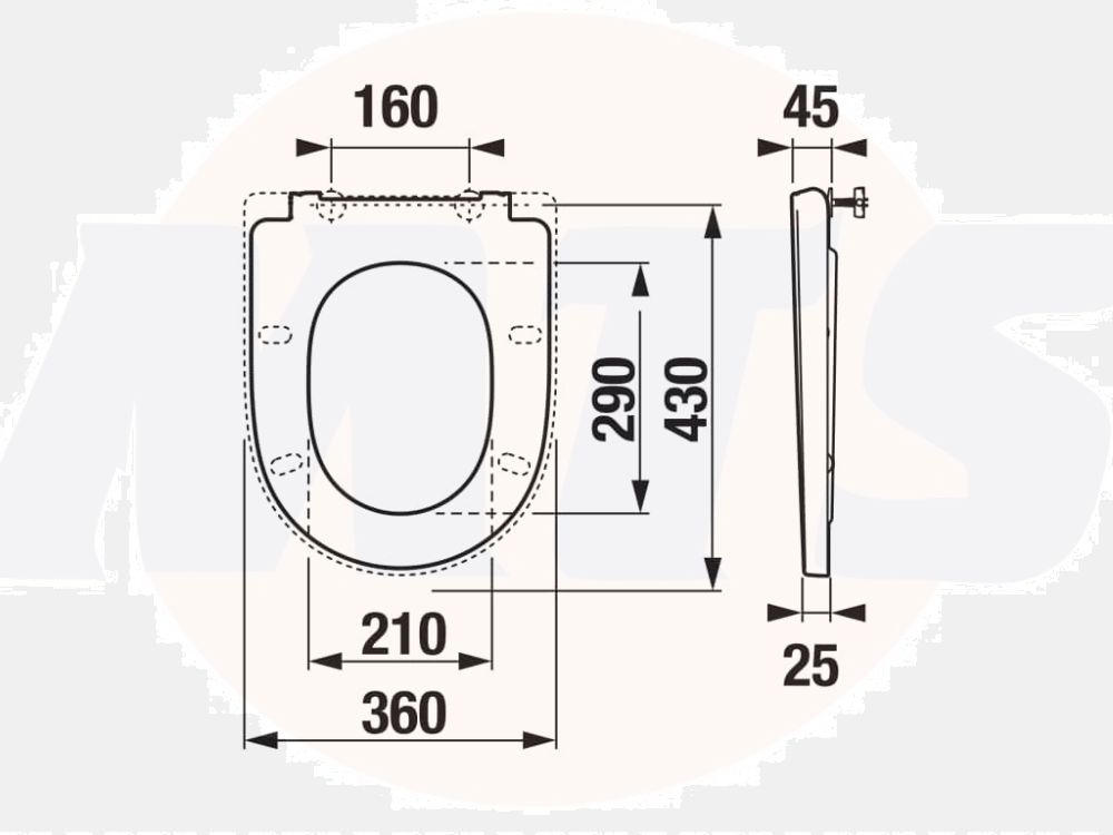 Jika Cubito Style H8904220000631  WC seat and cover duroplast Slowclose