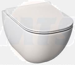 Jika Mio - toilet seat, Antibak, Slim, Slowclose, white H8917110000631